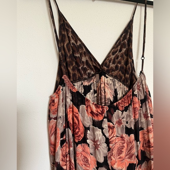 Planet Blue Blu Moon Leopard & Floral maxi dress size 2 - Picture 9 of 10